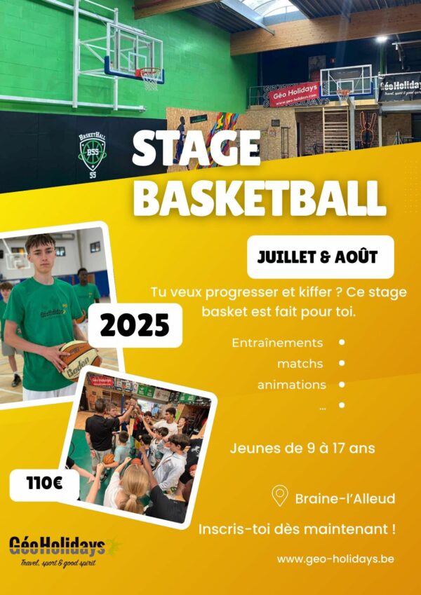 Stage - été - Basket- Belgique
